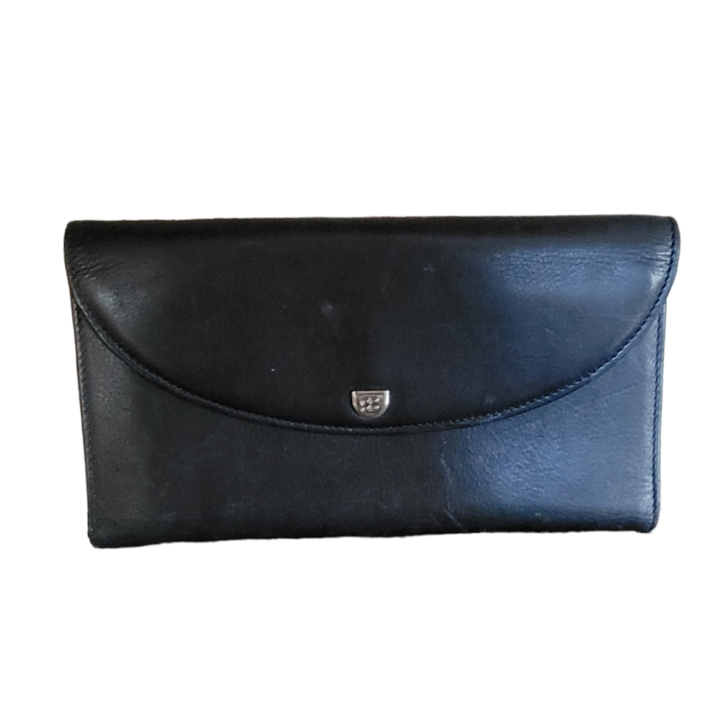 BOSCA Leather Wallet Black
